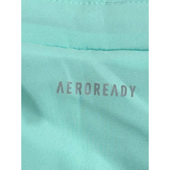 Adidas Own The Run Men’s Shorts S Green White Triple Striped Logo 9” AEROREADY - Picture 7 of 16